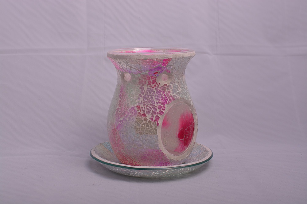 Yankee Candle wax melt warmer, ceramic pitcher, floral