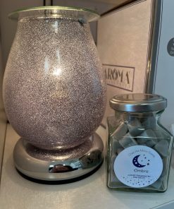 Pewter sparkle electric warmer