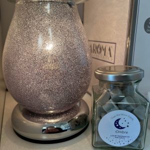 Pewter sparkle electric warmer