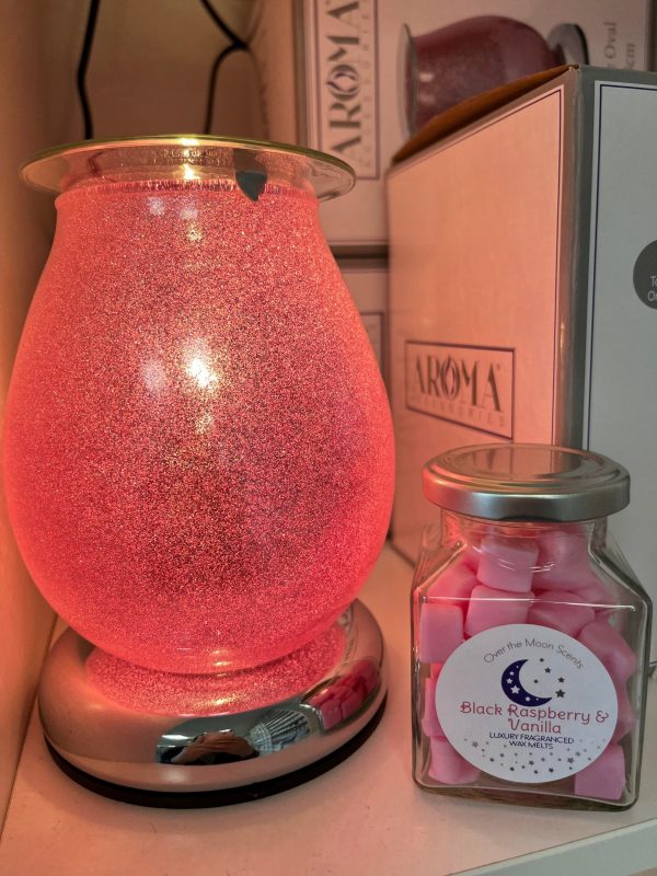 pink sparkle electric warmer